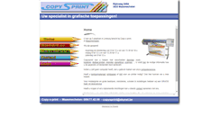 Desktop Screenshot of copysprint.be